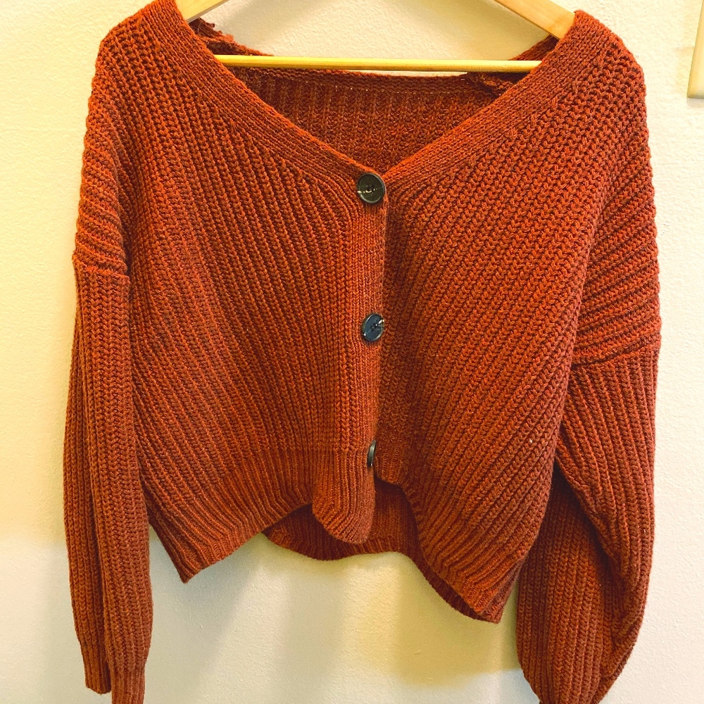 Orange Sweater